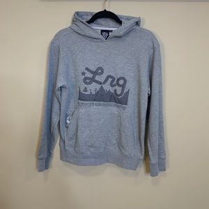 LRG Clothing Equipment Gray Hoodie Sweatshirt